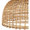 Bazaar Pakabinamas šviestuvas, The Cloche, 60x60x27 cm, natūralus, rotangas