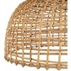 Bazaar Pakabinamas šviestuvas, The Cloche, 60x60x27 cm, natūralus, rotangas