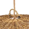 Bazaar Pakabinamas šviestuvas, The Cloche, 60x60x27 cm, natūralus, rotangas