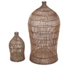 Bazaar Pakabinamas šviestuvas, The Woven Bell, 30x30x50 cm, ruda, bambukas