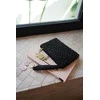 Bazaar Piniginė, juoda su karoliukais, 0,1x0,14x0,02 m, juoda