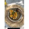 Bazaar Salotų lėkštė Comporta 22x22x2.5 cm mišrios spalvos akmens keramika