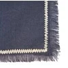 Bazaar Servetėlė 45x45x2 cm Juoda Linas