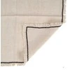 Bazaar Servetėlė 45x45x2 cm Juoda Linas