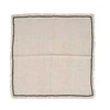 Bazaar Servetėlė 45x45x2 cm Juoda Linas