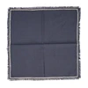 Bazaar Servetėlė 45x45x2 cm Juoda Linas
