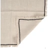 Bazaar Servetėlė 45x45x2 cm Juoda Linas
