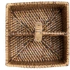 Bazaar Stalo įrankių dėklas, 18x18x29 cm, rudas, rotangas
