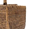 Bazaar Stalo įrankių dėklas, 18x18x29 cm, rudas, rotangas
