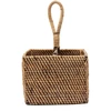 Bazaar Stalo įrankių dėklas, 18x18x29 cm, rudas, rotangas