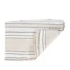 Bazaar Staltiesė 150x250 cm Juoda Balta Linas