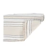 Bazaar Staltiesė 150x250 cm Juoda Balta Linas
