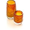 Bazaar Stiklinė Marbella Glow, 8.5x8.5x10.5 cm, gintaro spalvos stiklas