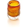 Bazaar Stiklinė Marbella Glow, 8.5x8.5x10.5 cm, gintaro spalvos stiklas