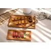 Bazaar Sushi lėkštė, tėkmės šaknies, 0,11x0,27 m, natūrali