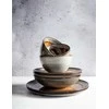 Bazaar Vakarienės lėkštė Comporta 27x27x2 cm įvairių spalvų akmens keramika