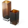 Bazaar Vaza 10x10x20 cm Gintarinis Stiklas