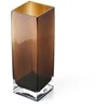 Bazaar Vaza 10x10x30 cm Gintaro spalvos stiklas