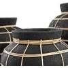 Bazaar Vaza, pilvas, 0.25x0.25x0.19 m, Juoda