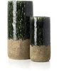 Bazaar Vaza The Moss Cylinder, 13.5x13.5x29.5 cm, žalia, akmens keramika