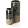 Bazaar Vaza, The Moss Cylinder, 18x18x38 cm, Žalia, Akmens keramika