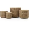 Bazaar Vazonas RattanRock 20x20x17,5 cm Natūralus Betonas