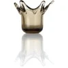 Bazaar Žvakidė, The Crown, 13x13x13 cm, dūminė, stiklas