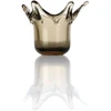 Bazaar Žvakidė, The Crown, 13x13x13 cm, dūminė, stiklas
