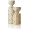 Bazaar Žvakidė, Travertino smėlio laikrodis, 5x17,5x5 cm, smėlio spalvos