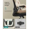 Songmics Ergonomiška biuro kėdė su tinkleliu rašalu juoda
