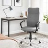 Songmics Ergonomiška rašomojo stalo kėdė pilka
