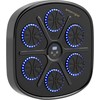 SPORTNOW Music Boxing Machine, elektroninis "Bluetooth" bokso treniruoklis su LED lemputėmis, muzika, sieninis bokso taikinys suaugusiesiems, pratimai namuose, juodas