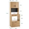 TV staliukas Bufetas, SoBuy FSB98-N, 60x40x170 cm