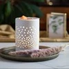 Candle Brothers Vaškas šildytuvas elektrinis keraminis 15x10x10 cm baltas