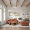 Citysofa 2 vietų modulinė sofa GRACIA - Terakota
