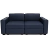 Citysofa 2 vietų modulinė sofa GRACIA - Tamsiai mėlyna