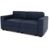 Citysofa 2 vietų modulinė sofa GRACIA - Tamsiai mėlyna