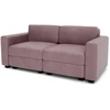 Citysofa 2 vietų modulinė sofa GRACIA - Dulsvai rožinė