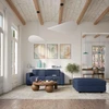 Citysofa 2 vietų modulinė sofa GRACIA - Tamsiai mėlyna
