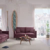 Citysofa 2 vietų sofa Alfama - Bordo