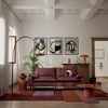 Citysofa 2 vietų sofa Aventine - Bordo