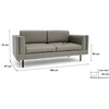 Citysofa 2 vietų sofa Chelsea - Taupe