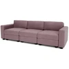 Citysofa 3 vietų modulinė sofa GRACIA - Dulsvai rožinė
