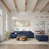 Citysofa 3 vietų modulinė sofa GRACIA - Tamsiai mėlyna