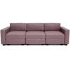 Citysofa 3 vietų modulinė sofa GRACIA - Dulsvai rožinė