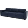 Citysofa 3 vietų modulinė sofa GRACIA - Tamsiai mėlyna