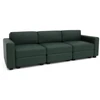 Citysofa 3 vietų modulinė sofa GRACIA - Žalia