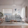 Citysofa 3 vietų sofa Alfama - Pilka