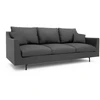 Citysofa 3 vietų sofa Alfama - Tamsiai pilka