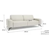Citysofa 3 vietų sofa Soho - Kreminė